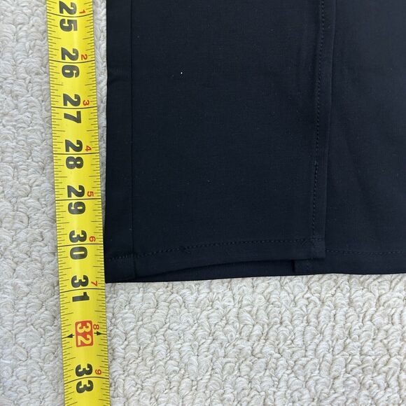 Commense Pants‎ Womens M High Waisted Essential Stretch Flare Black Thin Classic - Picture 10 of 15